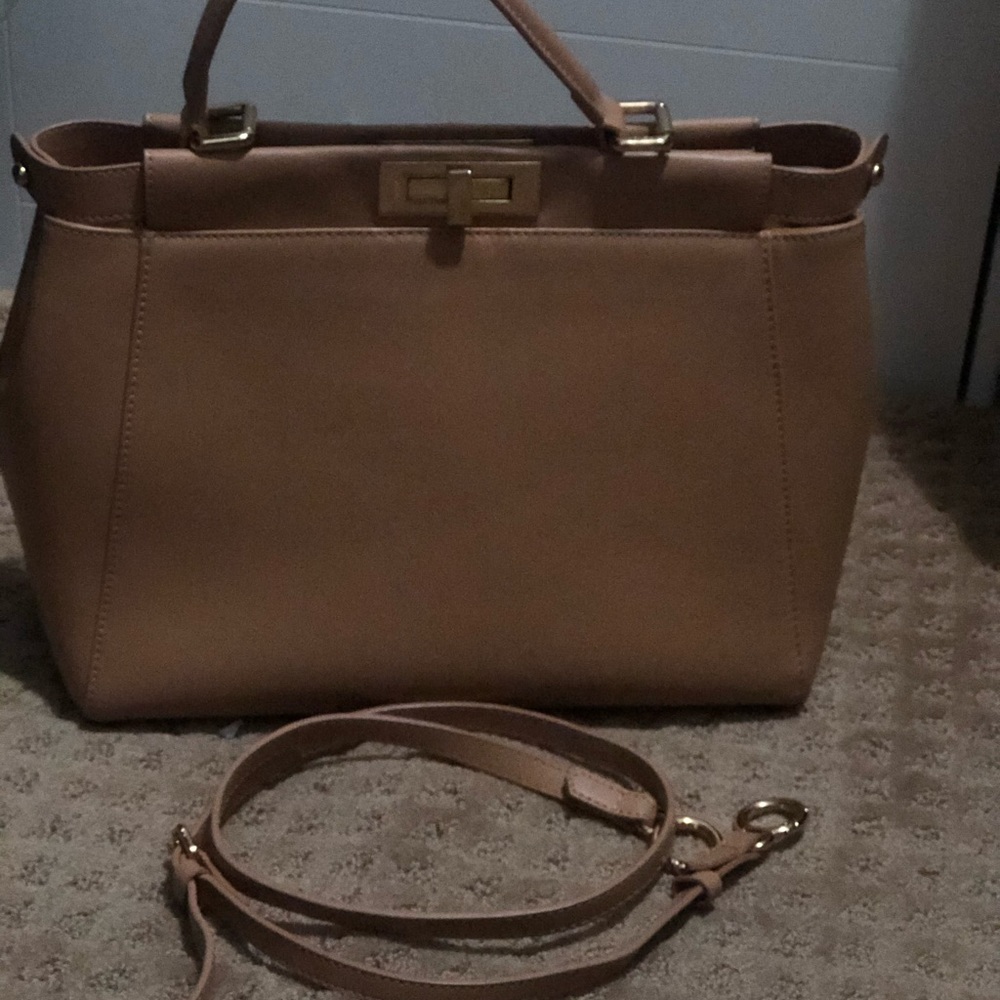 Fendi leather inside and outside peekaboo